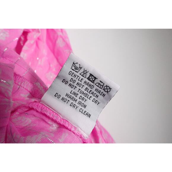 New Tuckernuck Juliet Dunn Orchid Flower Lurex Flared Sleeve Dress Size 3 1885-Y - Picture 12 of 15